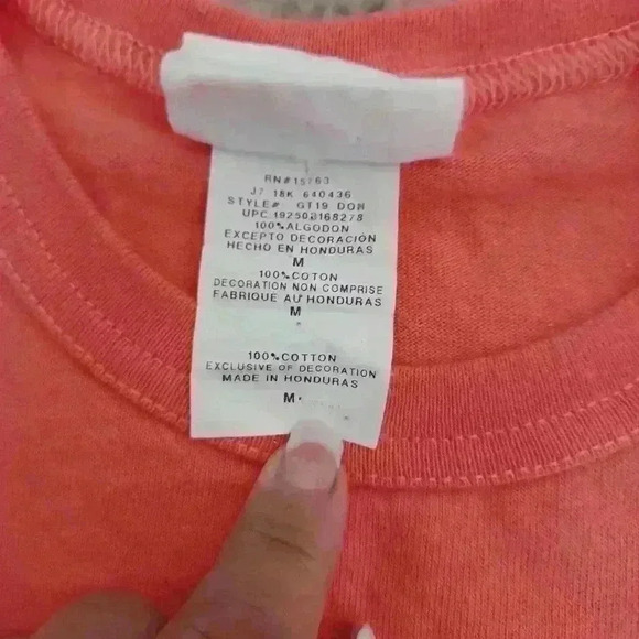 Champion Mens Salmon Vintage Look Tee M - Picture 6 of 9